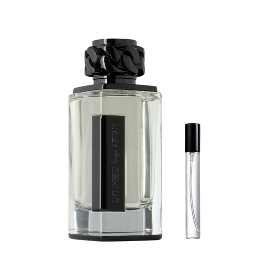 Afnan Lynked Freedom EDP decant sample bottle available at The Perfume Savor