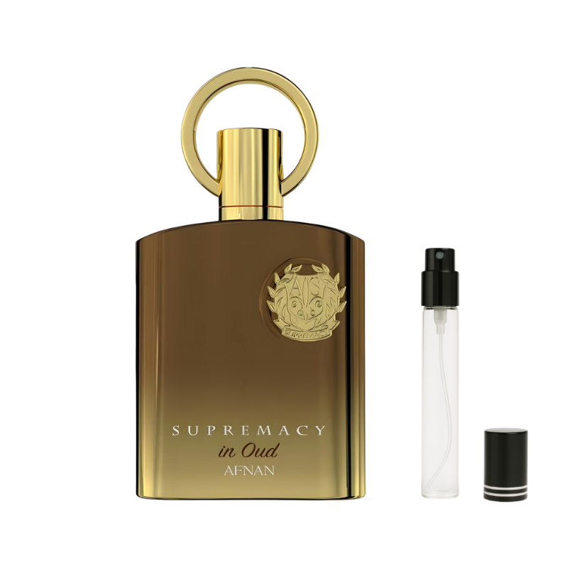 Afnan Supremacy in Oud EDP decant sample bottle available at The Perfume Savor