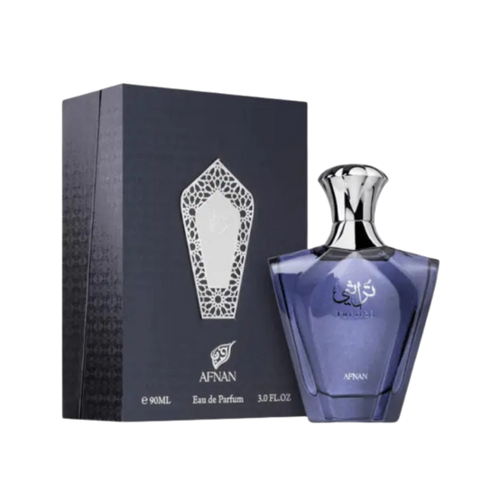 Afnan Turathi Blue Eau de Parfum 90ml for Men bottle available at The Perfume Savor