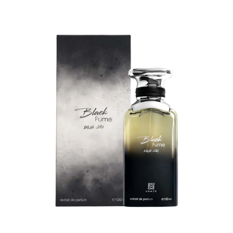 Ahmed Al Maghribi Black Fume Eau de Parfum 100ml full bottle available at The Perfume Savor