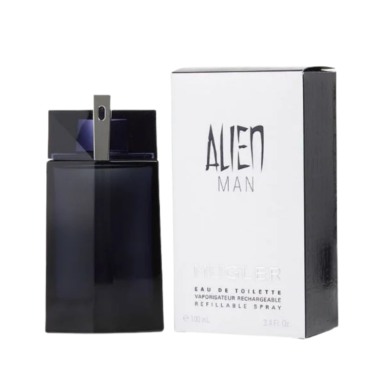 Alien Man Mugler Eau de Toilette 100ml bottle for men available at The Perfume Savor