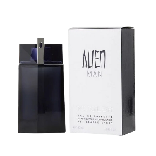 Alien Man Mugler Eau de Toilette 100ml bottle for men available at The Perfume Savor