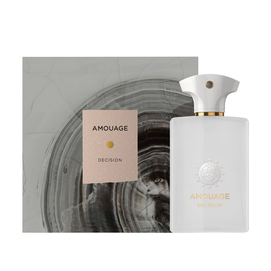 Amouage Decision Eau de Parfum 100ml bottle available at The Perfume Savor
