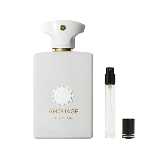 Amouage Decision Eau de Parfum Decants available at The Perfume Savor