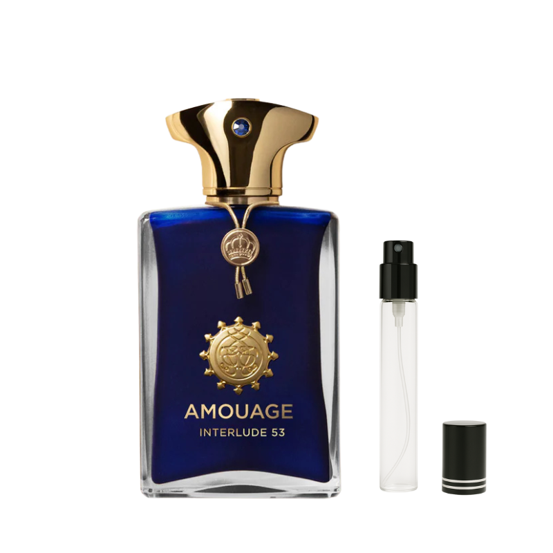 Amouage Interlude 53 Man Extrait de Parfum Decants available at The Perfume Savor