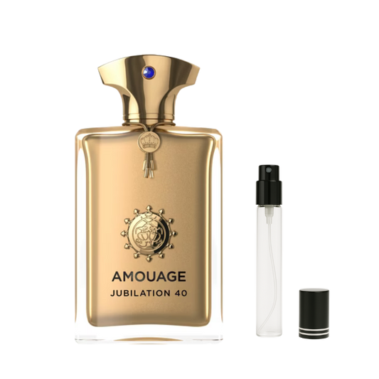 Amouage Jubilation 40 Man Extrait de Parfum Decants available at The Perfume Savor