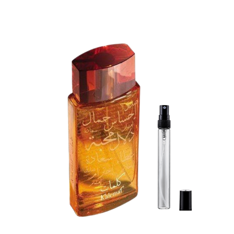 Kalemat Black By Arabian Oud Eau de Parfum decants available at The Perfume Savor