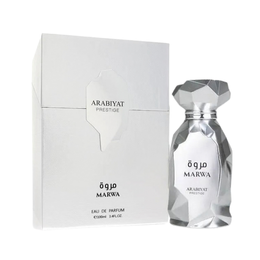 Arabiyat Prestige Marwa Eau de Parfum 100ml full bottle available at The Perfume Savor
