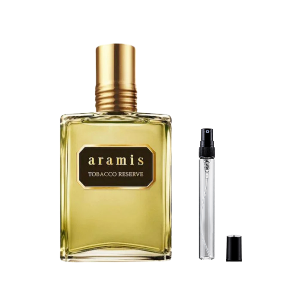 Aramis Tobacco Reserve Eau de Parfum decant bottles available at The Perfume Savor