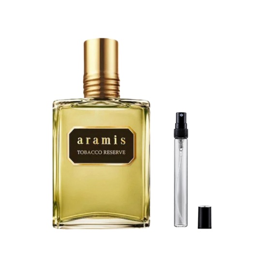 Aramis Tobacco Reserve Eau de Parfum decant bottles available at The Perfume Savor