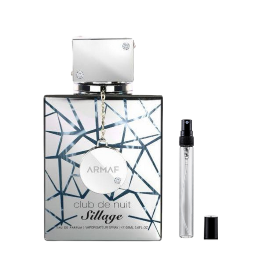 Armaf Club de Nuit Sillage Eau de Parfum decants available at The Perfume Savor