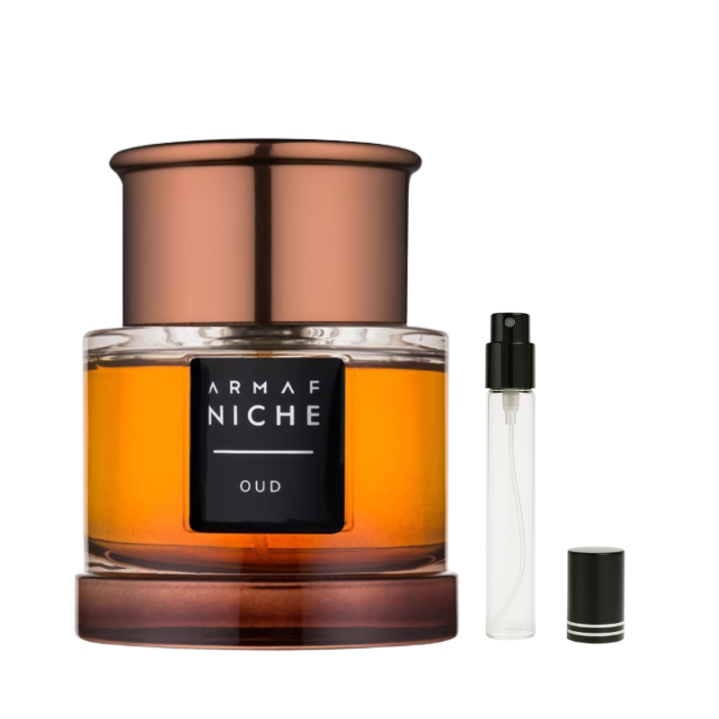 Armaf Niche Oud Eau de Parfum Decants available at The Perfume Savor