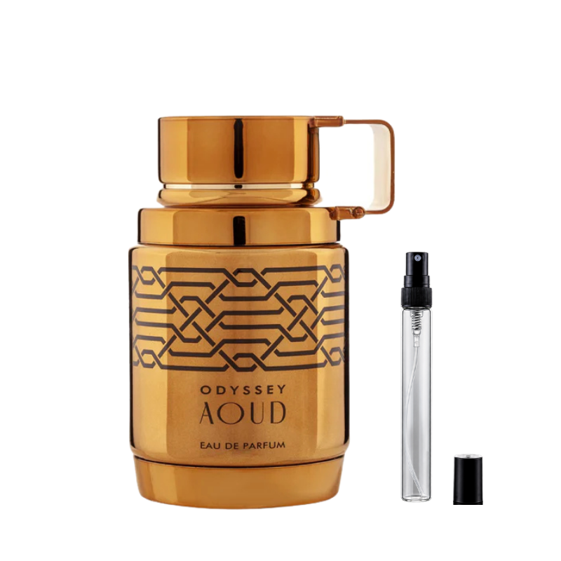 Armaf Odyssey Aoud Eau de Parfum decants available at The Perfume Savor