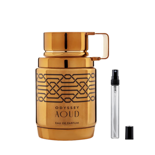 Armaf Odyssey Aoud Eau de Parfum decants available at The Perfume Savor