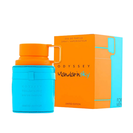 Armaf Odyssey Mandarin Sky Eau de Parfum 100ml for Men bottle available at The Perfume Savor