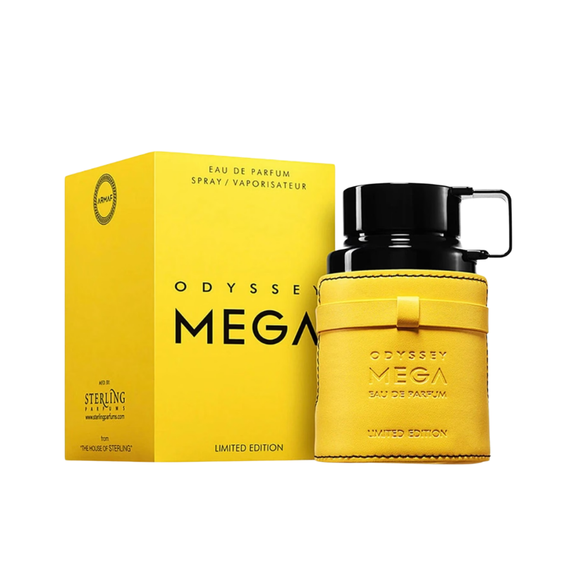 Armaf Odyssey Mega Man Eau de Parfum 100ml bottle available at The Perfume Savor