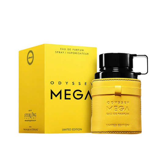 Armaf Odyssey Mega Man Eau de Parfum 100ml bottle available at The Perfume Savor
