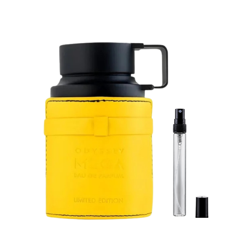 Armaf Odyssey Mega Man Eau de Parfum decants available at The Perfume Savor