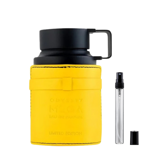 Armaf Odyssey Mega Man Eau de Parfum decants available at The Perfume Savor