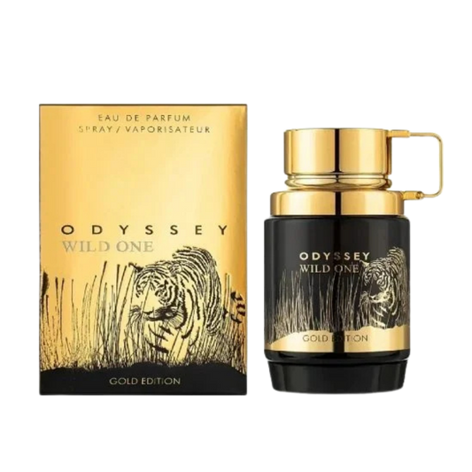 Armaf Odyssey Wild One Gold Edition Eau de Parfum 100ml for Men bottle available at The Perfume Savor