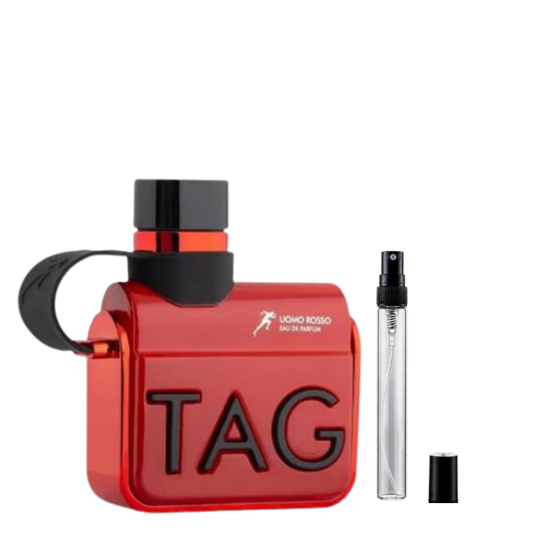 Armaf Tag Uomo Rosso Eau de Parfum Decants available at The Perfume Savor