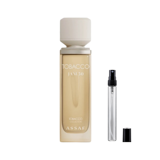 Assaf Tobacco Jam 50 Eau de Parfum decant bottles available at The Perfume Savor