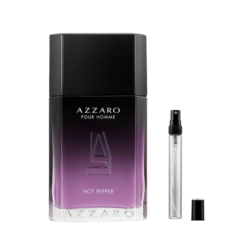 Azzaro Pour Homme Hot Pepper Eau de Toilette decant bottles available at The Perfume Savor