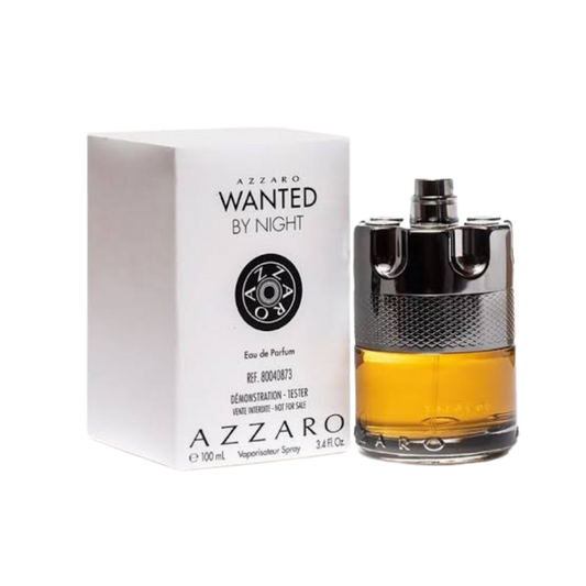 Azzaro Wanted by Night Eau de Parfum 100ml Tester bottle available at The Perfume Savor