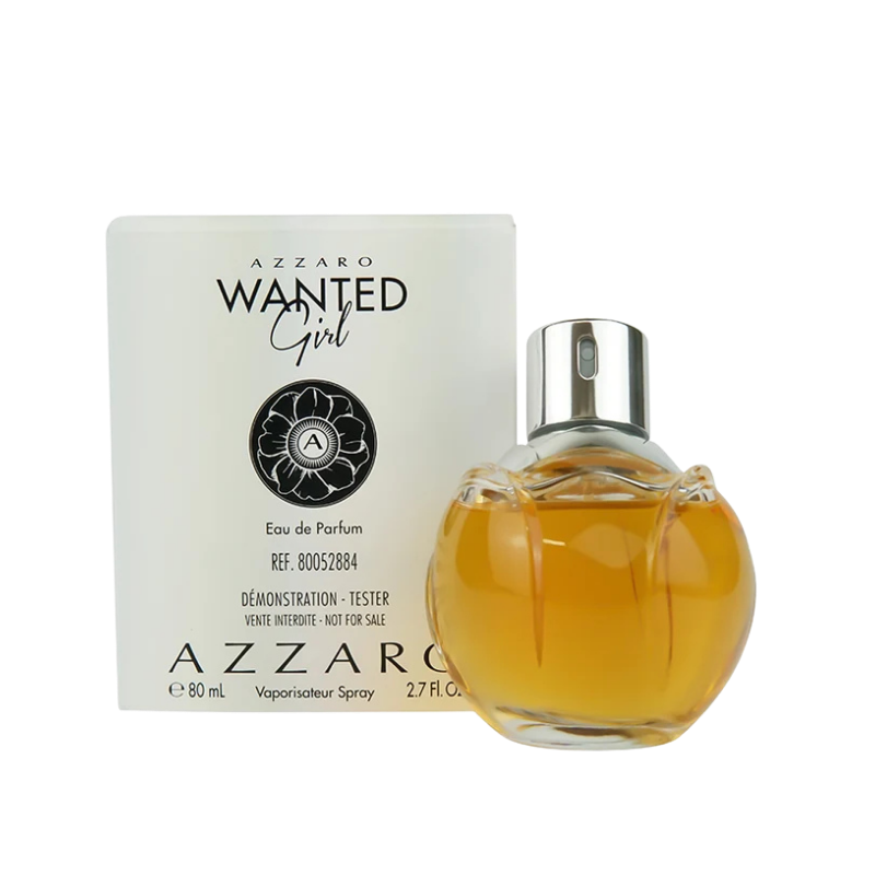 Azzaro Wanted Girl Eau de Parfum 80ml Tester bottle available at The Perfume Savor