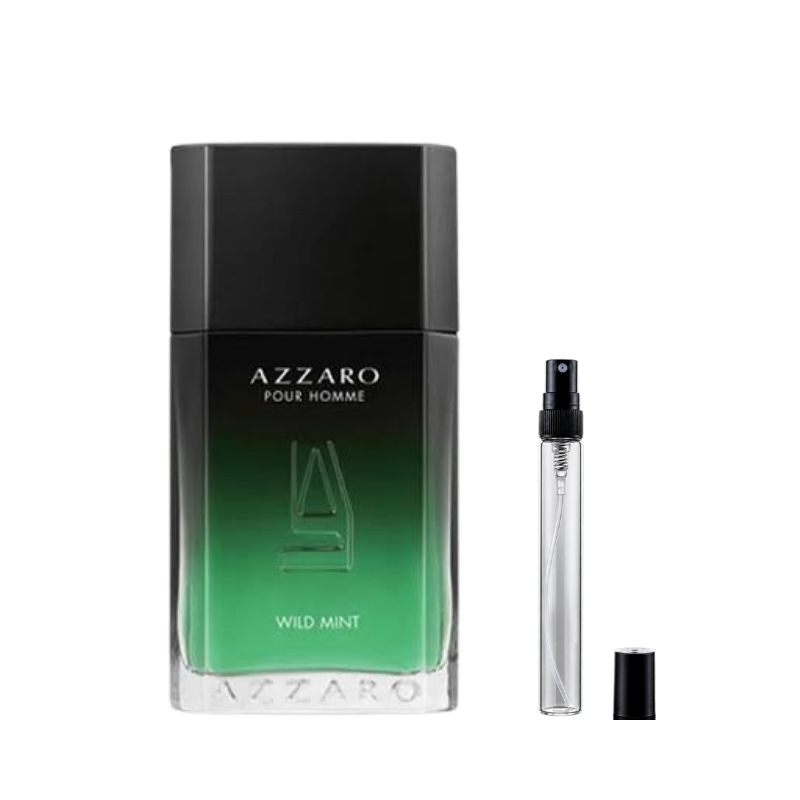 Azzaro Wild Mint Eau de Toilette decant bottles available at The Perfume Savor