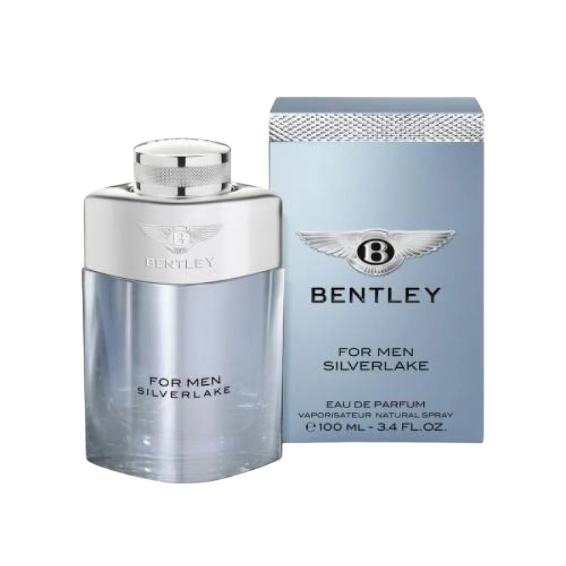 Bentley For Men Silverlake Eau de Parfum 100ml bottle available at The Perfume Savor