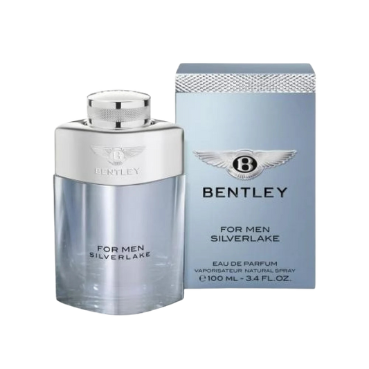 Bentley For Men Silverlake Eau de Parfum 100ml bottle available at The Perfume Savor