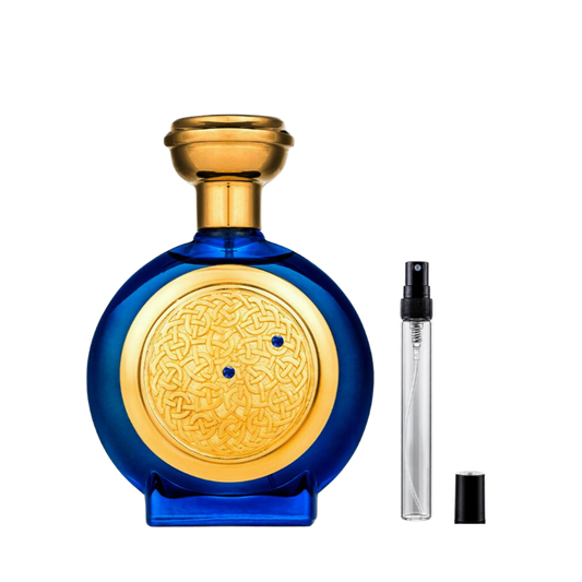 Boadicea the Victorious Blue Sapphire Supercharged Eau de Parfum decant atomizers available at The Perfume Savor