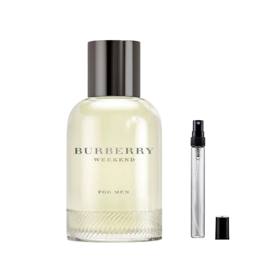 Burberry Weekend for Men Eau de Toilette decant bottles available at The Perfume Savor
