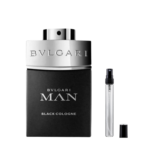 Bvlgari Man Black Cologne Eau de Toilette decants available at The Perfume Savor