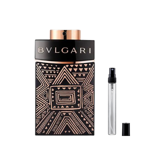 Bvlgari Man In Black Essence Limited Edition decants available at The Perfume Savor
