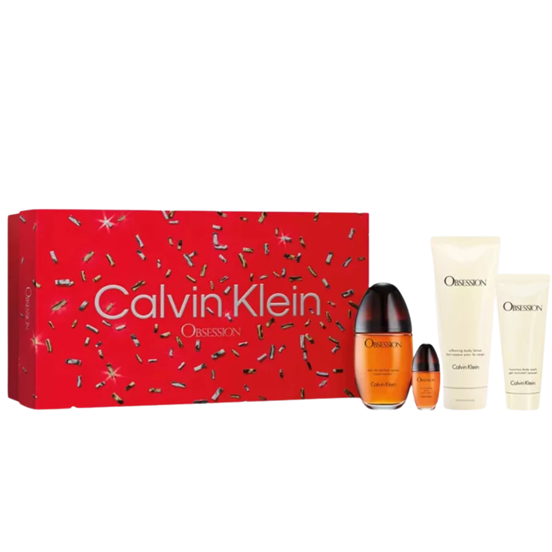 Calvin Klein Obsession Women EDP 100ml Travel Spray 15ml Body Lotion 200ml Body Wash 100ml Gift Set available at The Perfume Savor