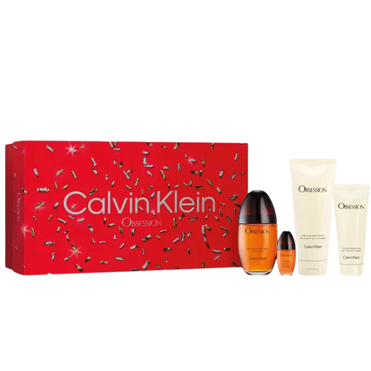 Calvin Klein Obsession Women EDP 100ml Travel Spray 15ml Body Lotion 200ml Body Wash 100ml Gift Set available at The Perfume Savor