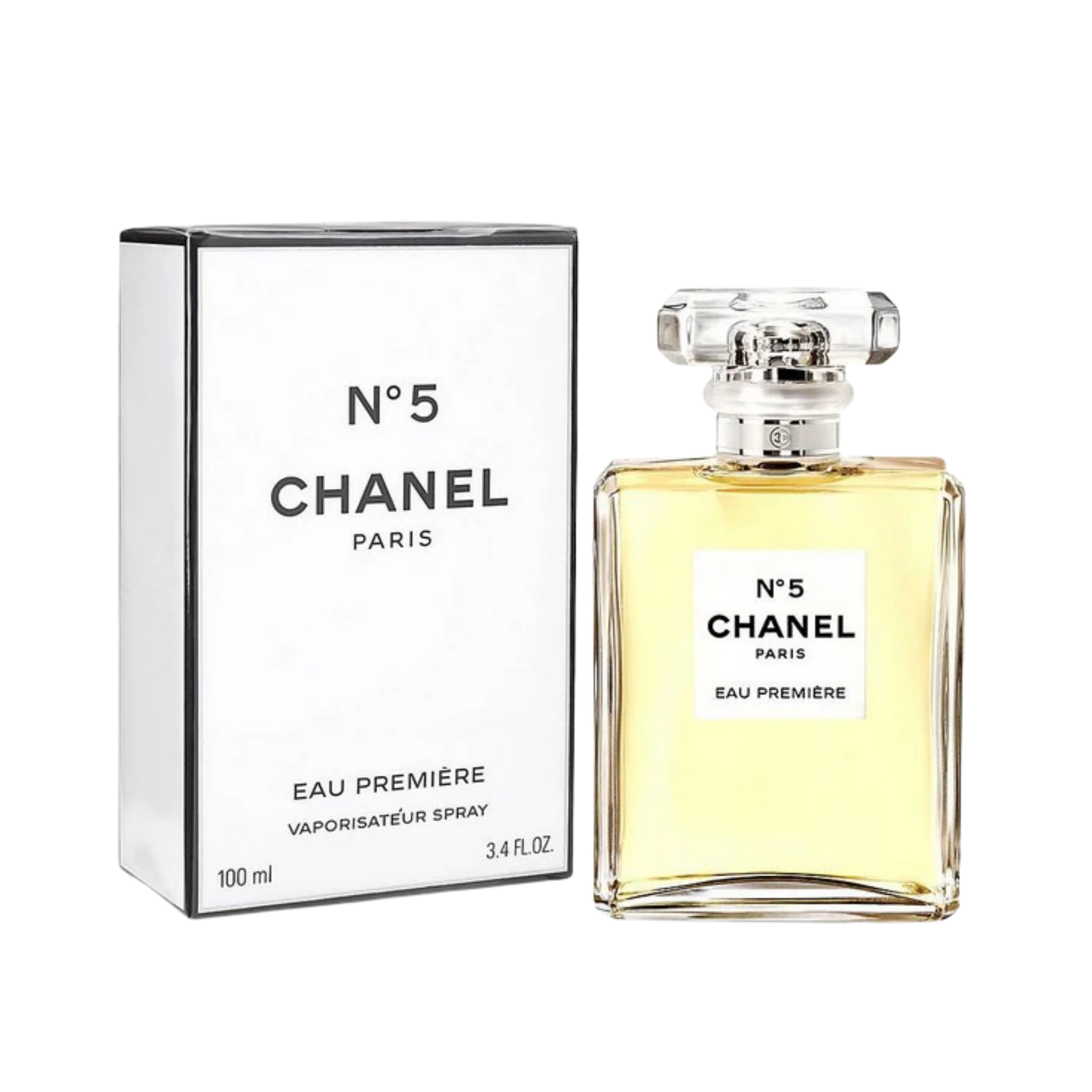 Chanel No 5 Eau Premiere Eau de Parfum 100ml bottle available at The Perfume Savor