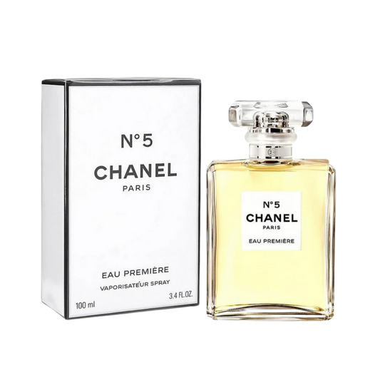 Chanel No 5 Eau Premiere Eau de Parfum 100ml bottle available at The Perfume Savor
