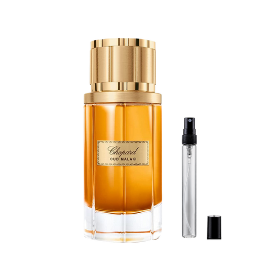 Chopard Oud Malaki Eau de Parfum decant bottles available at The Perfume Savor