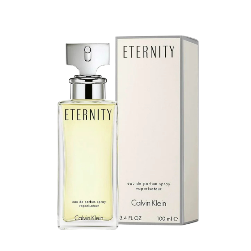 Calvin Klein Eternity For Women Eau de Parfum 100ml bottle available at The Perfume Savor