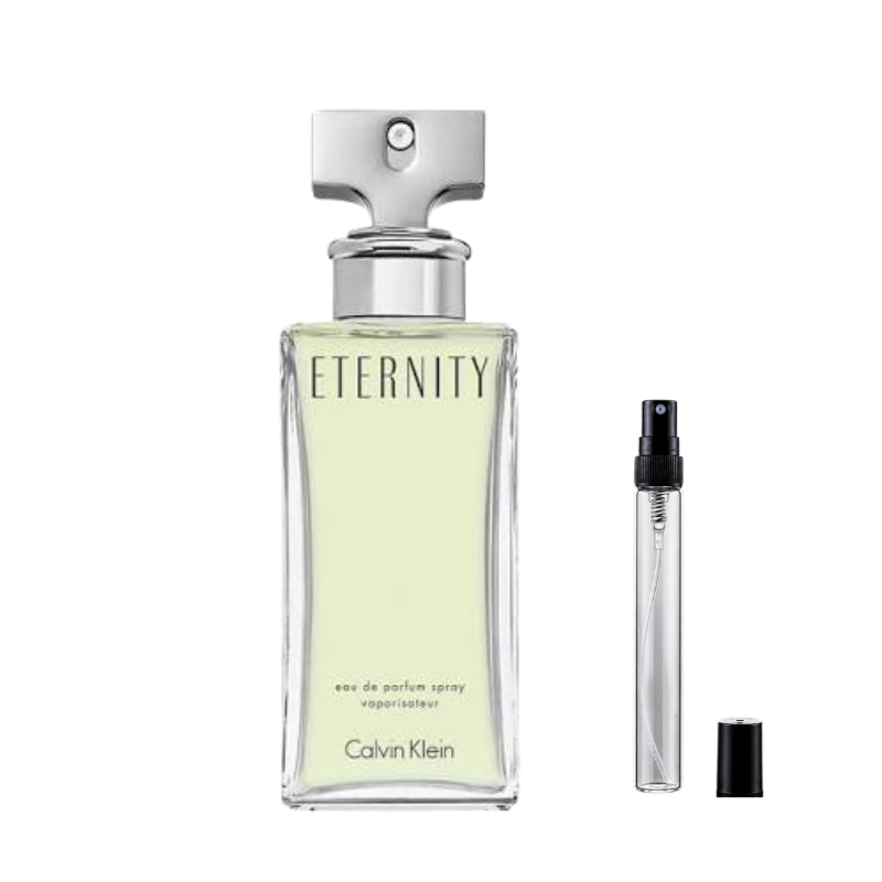 Calvin Klein Eternity For Women Eau de Parfum sample decants available at The Perfume Savor