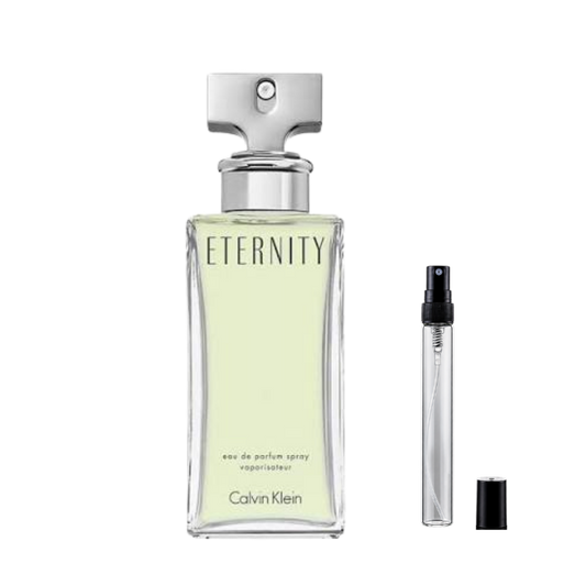 Calvin Klein Eternity For Women Eau de Parfum sample decants available at The Perfume Savor