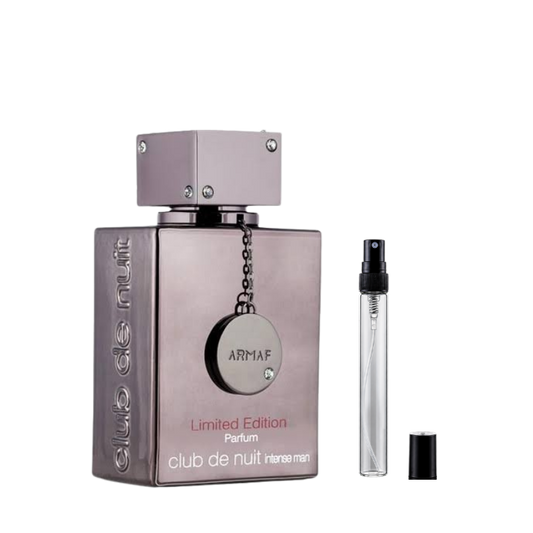 Club de Nuit Intense Man Limited Edition Parfum decants by Armaf available at The Perfume Savor