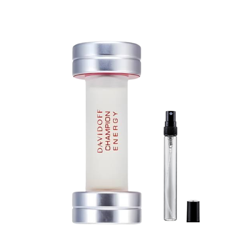 Davidoff Champion Energy Eau de Toilette decant bottles available at The Perfume Savor