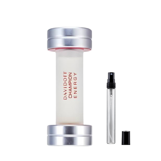 Davidoff Champion Energy Eau de Toilette decant bottles available at The Perfume Savor