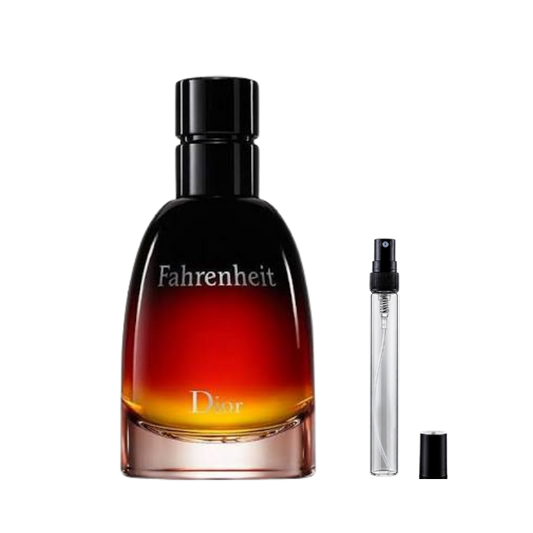 Dior Fahrenheit Le Parfum decants available at The Perfume Savor