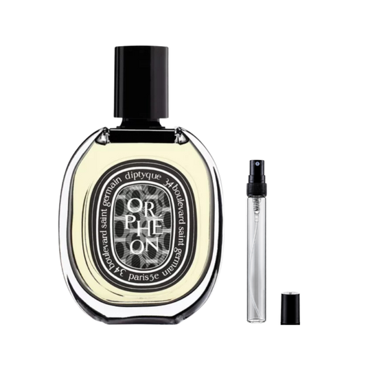 Diptyque Orphéon Eau de Parfum decant bottles available at The Perfume Savor