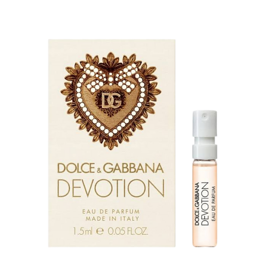 Dolce & Gabbana Devotion Eau de Parfum 1.5ml official sample vial available at The Perfume Savor